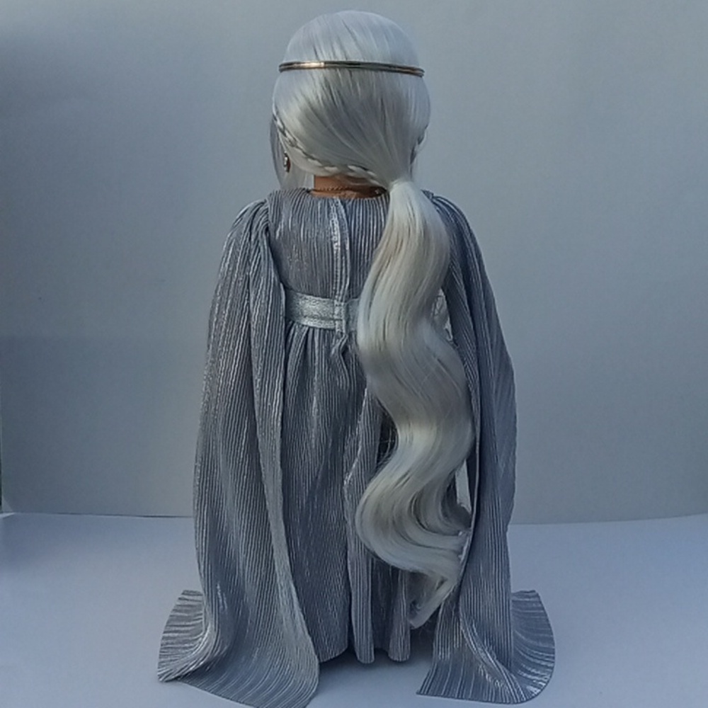 American Girl 2023 Shimmering Silver Holiday Collector Series Doll - Picture 11 of 16